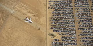 Fotočlánok: Kalifornský cintorín áut a lietadiel