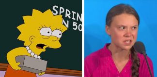 Ľudia si myslia, že Simpsonovci predpovedali aktivistku Gretu Thunbergovú