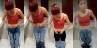 Prefíkaná zlodejka chcela z obchodu ukradnúť viacero nohavíc tak, že si ich navrstvila na seba. Video z toho, ako sa sama priznala, už stihlo obletieť internetom…