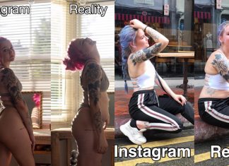 Blogerka sa rozhodla ukázať ľudom, že nie všetko čo vidia na Instagrame je pravdivé. Pridáva koláže fotiek, kde porovnáva “dokonalú fotku” s tou reálnou. Od ľudí si zato vyslúžila veľké uznanie…