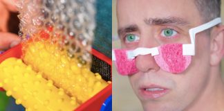 Ak ste si niekedy mysleli, že máte doma šuflíky plné nepotrebných vecí, pravdepodobne ste boli na omyle! Pukač bublinkovej fólie alebo zachytávač sĺz? Áno, to naozaj existuje…