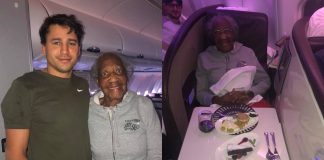 Mladík splnil sen 88-ročnej žene z New Yorku, keď jej v lietadle prepustil svoje miesto v prvej triede!