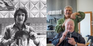 Pán Sam navštevuje jedno a to isté kaderníctvo už pol storočia! Celý priebeh sa mu podarilo zaznamenať… Pozrite na tú zmenu!